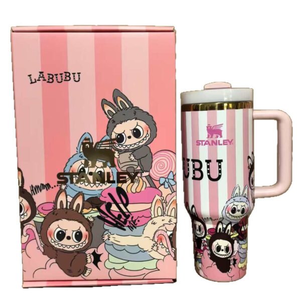 🔥  Labubu Stripe Insulated Cup 40 OZ ✈️Free Shipping - Image 5