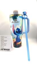 🔥Stitch Insulated Tumbler Gift Box 40OZ Include Straw and Topper