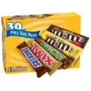 🔥🔥30 Mars Variety Pack Snickers M&M Chocolate Peanuts Twix MilkyWay Candy Snacks(New user benefits)